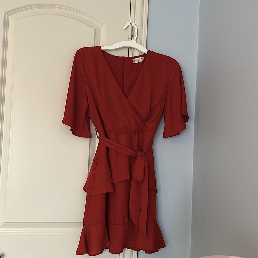 Altar’d State Macy Satin Dress/ wedding guest dresss